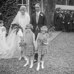 The Earl of Westopelandss brother weds. The wedding took place at Hollywell The Earl of Westopelandss brother weds. The wedding took place at Hollywell
