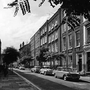 An early Georgian terrace of houses in Great Ormond Street, Bloomsbury, London