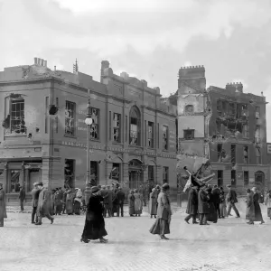 Easter Rising (originally captioned The Dublin rebellion) Liberty Hall after Easter Rising (originally captioned The Dublin rebellion) Liberty Hall after