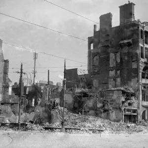 Easter Rising (originally captioned The Dublin rebellion) The ruins of Sackville Street Easter Rising (originally captioned The Dublin rebellion) The ruins of Sackville Street