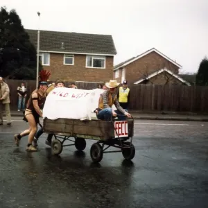 Edenbridge Pram Race in the 1970s Edenbridge Pram Race in the 1970s
