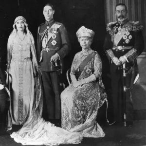 Elizabeth Bowes Lyon (Queen Mother) marries Duke of York (King George VI) Wedding