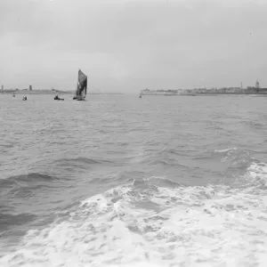 Entrance to Portsmouth Harbour 14 January 1928 Entrance to Portsmouth Harbour 14 January 1928