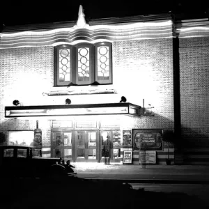 Exterior view of Commodore Cinema Print Exterior view of Commodore Cinema Print