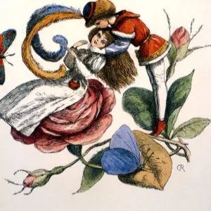 FAIRY TALES - Flirting. From Richard Doyles In Fairyland FAIRY TALES - Flirting. From Richard Doyles In Fairyland