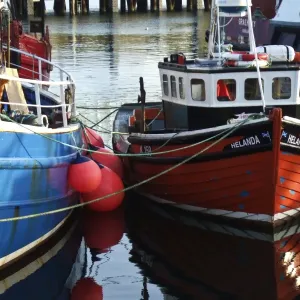 Fishing boats in harbour, Stromness, Orkney, UK credit: Marie-Louise Avery / thePictureKitchen