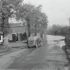 A flood in Beltring, Kent. 1936