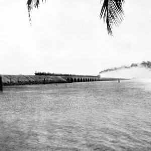 The Florida East Coast Railway extension to the island of Key West opened in 1912