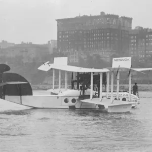 Flying Boat Carries 27 People The enclosed flying boat Mendoza which has just Flying Boat Carries 27 People The enclosed flying boat Mendoza which has just