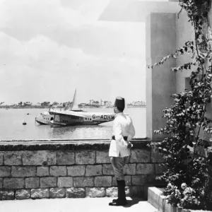 Flying boat in Jordan June 1946 Flying boat in Jordan June 1946