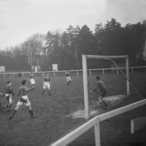 Football Match : L P M Football Club versus Gravesend United Football Club, playing