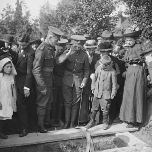 Funeral of victims of air raid at Essendon 3 September 1916