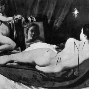The gashes made in Velasquez. Venus with the Mirror in the National Gallery The harm The gashes made in Velasquez. Venus with the Mirror in the National Gallery The harm