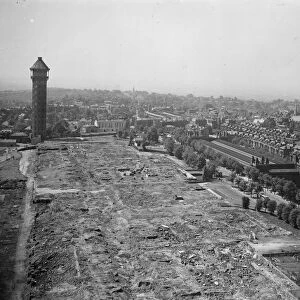 An general view of the site where The Crystal Palace building stood in Sydenham, London
