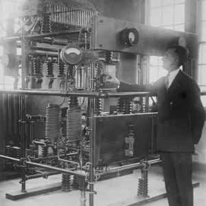 A glimpse into Americas new broadcasting station at Bound Brook, New Jersey Mr D N Stair