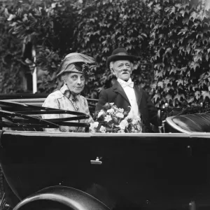 Golden wedding celebrated by another wedding. Mr J Tyson and his bride were re Golden wedding celebrated by another wedding. Mr J Tyson and his bride were re