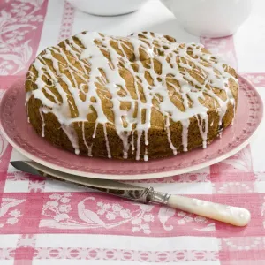 Print of Gooseberry Cake with Drizzled Water Icing Print of Gooseberry Cake with Drizzled Water Icing