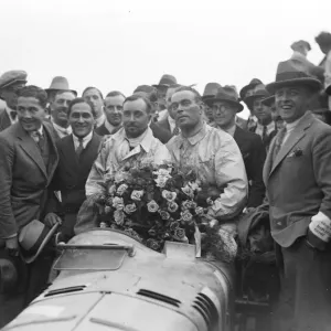 Grand Prix Thrills at Brooklands Print, 7 August 1926