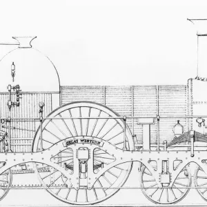 The Great Western 1846 Drawn by Lane