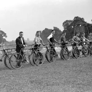 The Grove Butchers cycle messengers. 1934