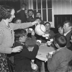 Gypsies' Children's Party Print, St Mary Cray, 19 January 1939 Gypsies' Children's Party Print, St Mary Cray, 19 January 1939