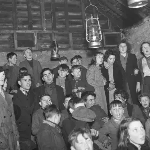 Gypsy childrens Sunday school in the cow shed in St Mary Cray ) Gypsy childrens Sunday school in the cow shed in St Mary Cray )