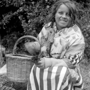 Gypsy Girl with Lucky Heather Print Gypsy Girl with Lucky Heather Print