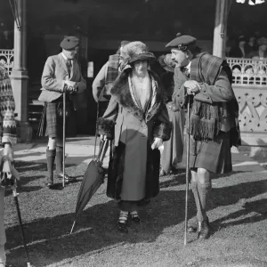 Highland Games Print, Lady Marjorie Mackenzie and Mr Gordon Highland Games Print, Lady Marjorie Mackenzie and Mr Gordon