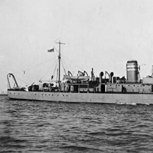 HMS Badminton. 1 March 1927