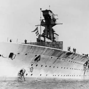 HMS Hermes was an aircraft carrier built for the Royal Navy. The ship was begun during World War I HMS Hermes was an aircraft carrier built for the Royal Navy. The ship was begun during World War I