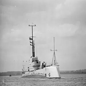 HMS Odin (N84) an O-class submarine of the Royal Navy. 18 July 1929
