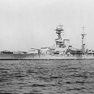 HMS Resolution. 10 January 1924