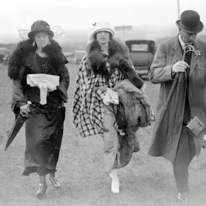 Honorable Mrs Brooke, Mrs Charles A. Cartwright and Sir Pery Pole at the Glorious