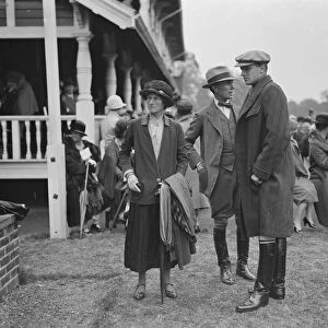 Hurricanes versus Ranelagh at Ranelagh. Lord Molyneux, Col Brown and Countess Sefton