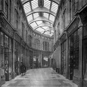 The interior of the Royal Arcade, Worthing, Sussex. 1926