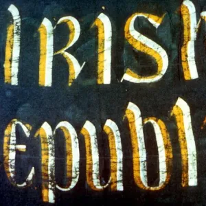 Print of the GPO banner, Irish Republic