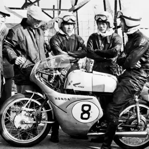 1959 Isle of Man TT Practice Day Print 1959 Isle of Man TT Practice Day Print