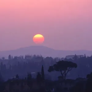 Italy Florence at Sunset Italy Florence at Sunset