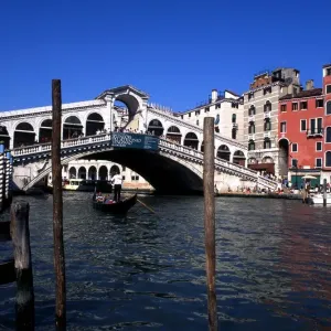 Italy Venice Rialto Bridge Italy Venice Rialto Bridge