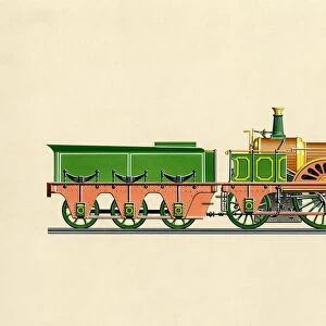 The Jenny Lind locomotive was the first of a class of ten steam locomotives built