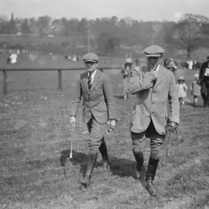 Jersey Cattle Show at Tunbridge Wells Sir John Blunt and his son 2 May 1923 Jersey Cattle Show at Tunbridge Wells Sir John Blunt and his son 2 May 1923