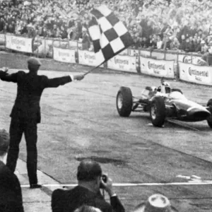 John Surtees wins German Grand Prix Print