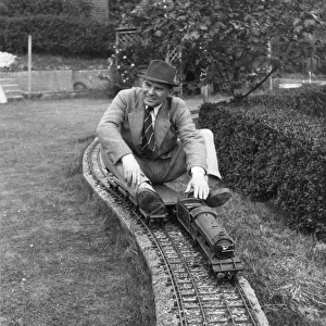 John Topham On his garden steam train A John Topham / TopFoto