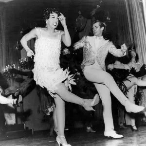 Josephine Baker in her new Revue Paris Mes Amours 1960 dance / dancing / party season Josephine Baker in her new Revue Paris Mes Amours 1960 dance / dancing / party season