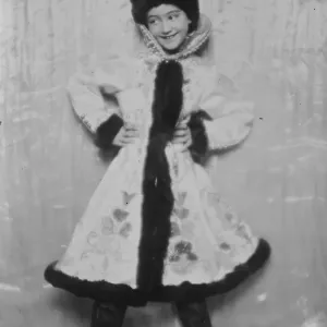 Keeping in memory the picturesque costumes of pre war Russia. Entertainer in Paris Keeping in memory the picturesque costumes of pre war Russia. Entertainer in Paris