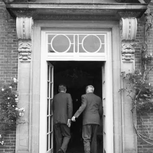 Print of Kennedy and Macmillan at Birch Grove, Chelwood Gate Print of Kennedy and Macmillan at Birch Grove, Chelwood Gate