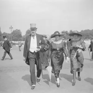 The Kings Garden Party Buckingham Palace Sir W and Lady Davidson and their daughter The Kings Garden Party Buckingham Palace Sir W and Lady Davidson and their daughter