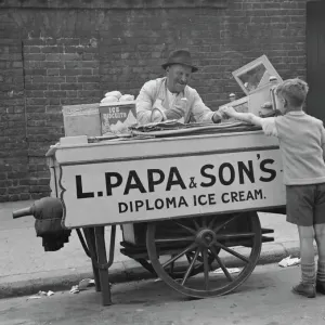 L Papa and Sons Ice Cream Vendor Print L Papa and Sons Ice Cream Vendor Print