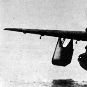 Landing on water the Dornier Do 26 was an all-metal gull winged flying boat produced before