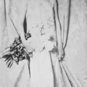 Leader of Deauville fashions. The Countess de Maigret, wearing a charming gown Leader of Deauville fashions. The Countess de Maigret, wearing a charming gown